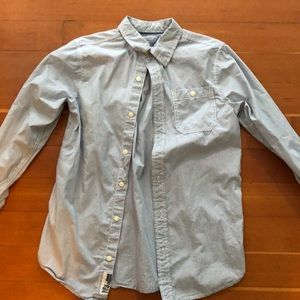 Boys pinstripe button up, 14/16